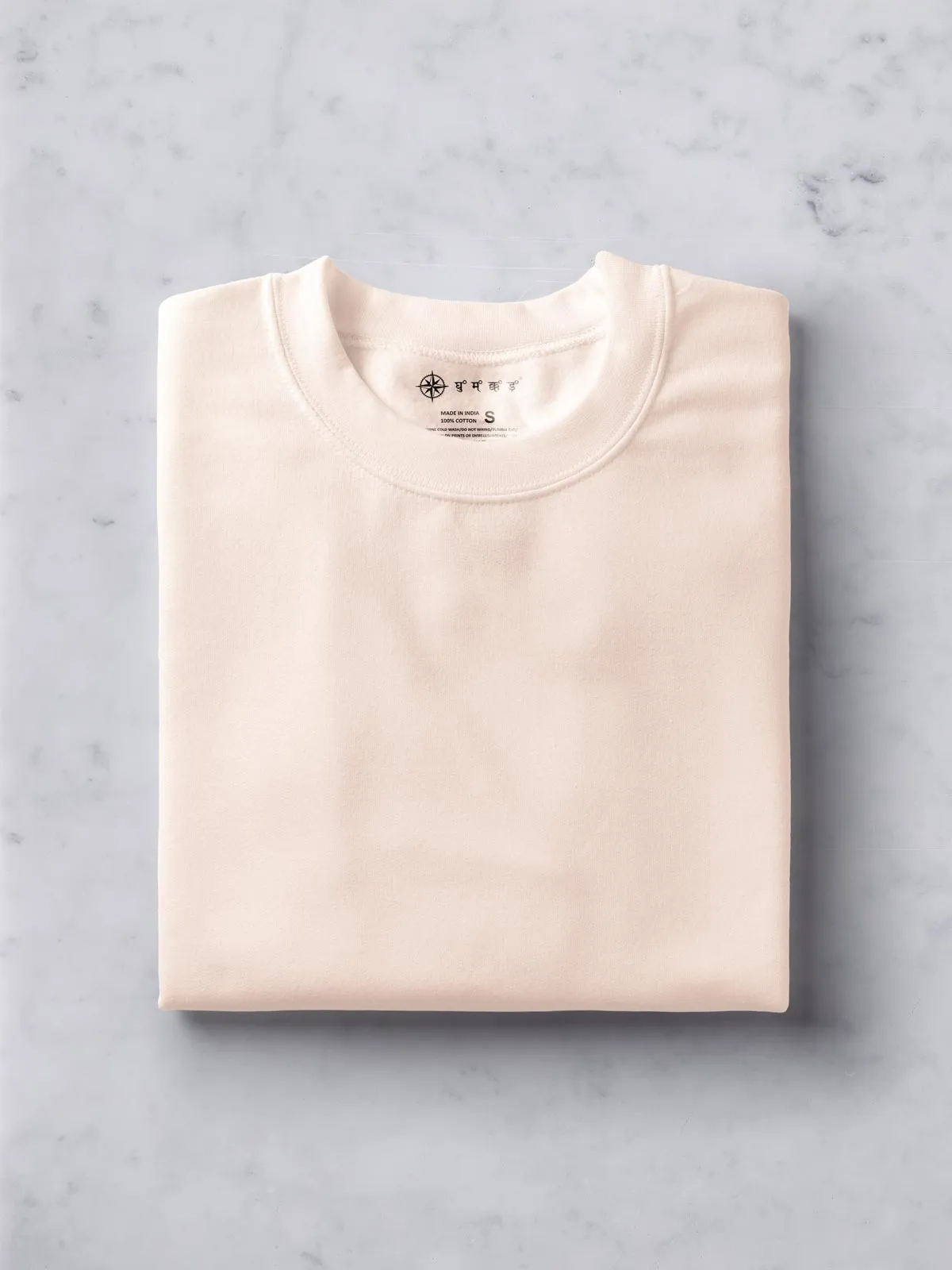 Muted Peach | Plain T shirt