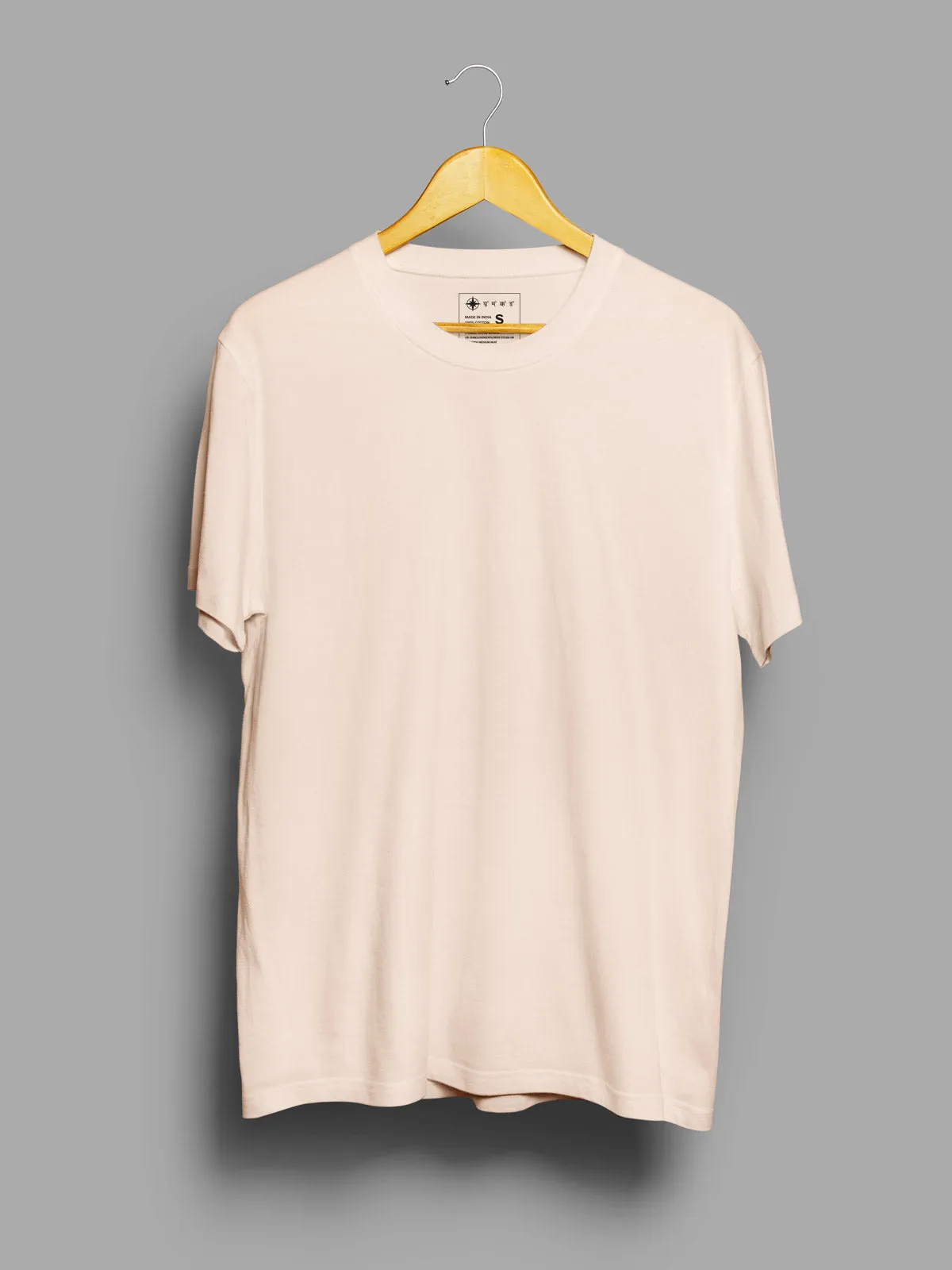 Muted Peach | Plain T shirt