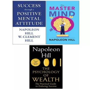 Napoleon Hill Collection 3 Books Set Psychology of Wealth, Master Mind, Success