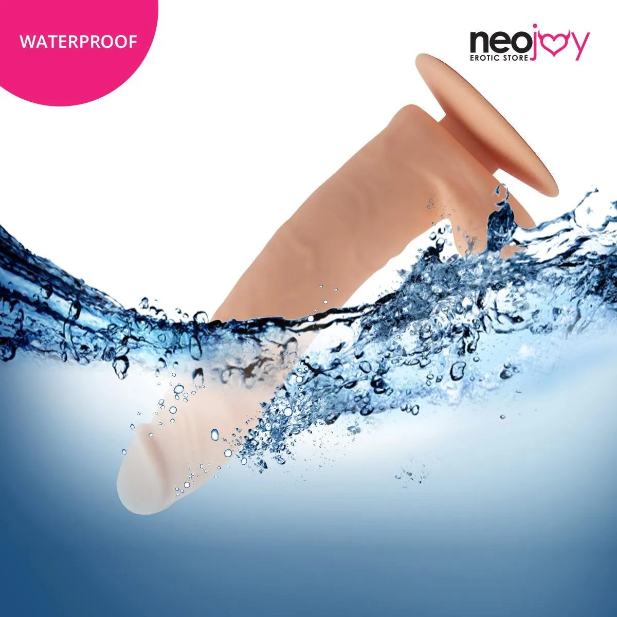 Neojoy - Bigshot Realistic Dildo With Strap-On Dong - Flesh - 23.5cm - 9.3 inch