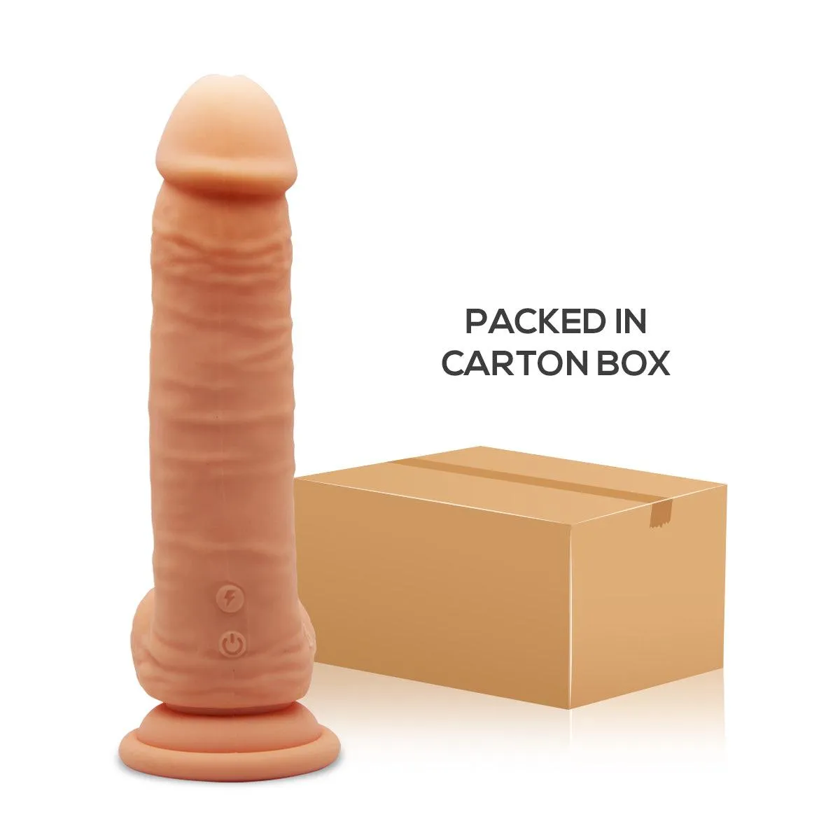 Neojoy - Mr. Vibes Skinlike Dong Vibrating Dildo - Flesh