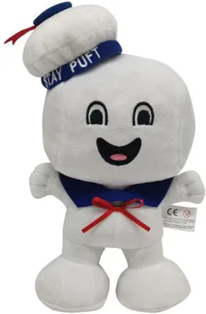 New Stay Puft Marshmallow Man Plush Doll Ghosl Hunter Slimer Plush Toy Gift Animal Stuffed Plushies Pillow (White)