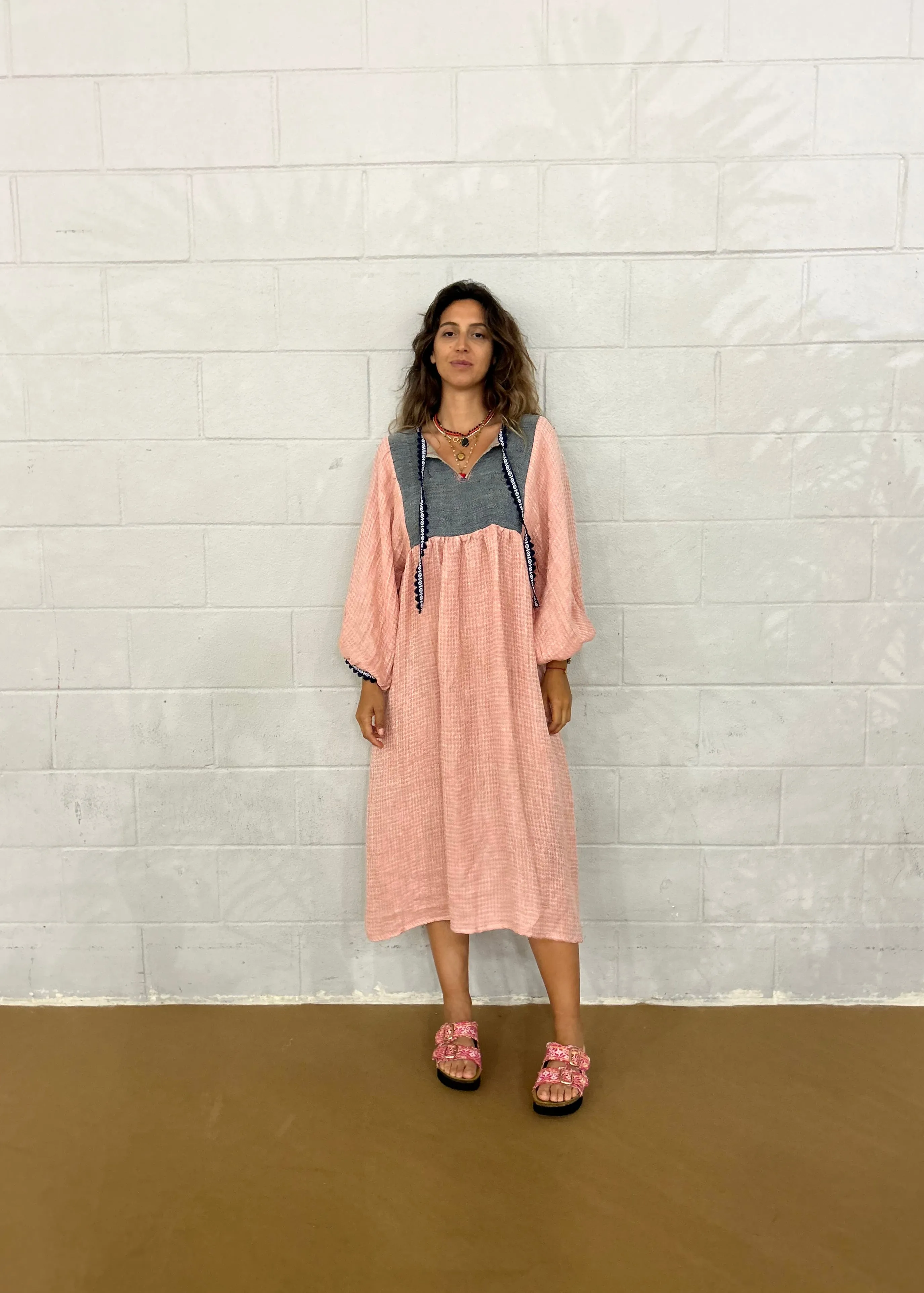 Nina Leuca Zefiro Long Dress - Rose