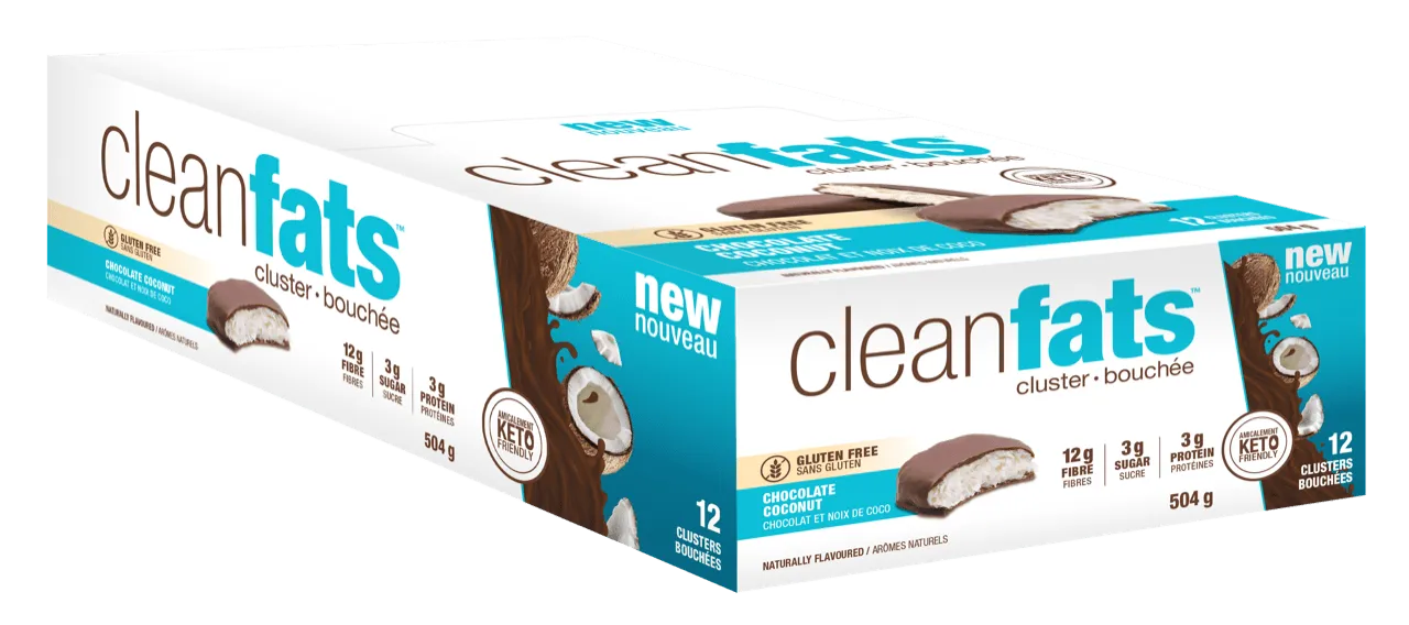 Nutraphase - Clean Fats Cluster (Box -12 bars)