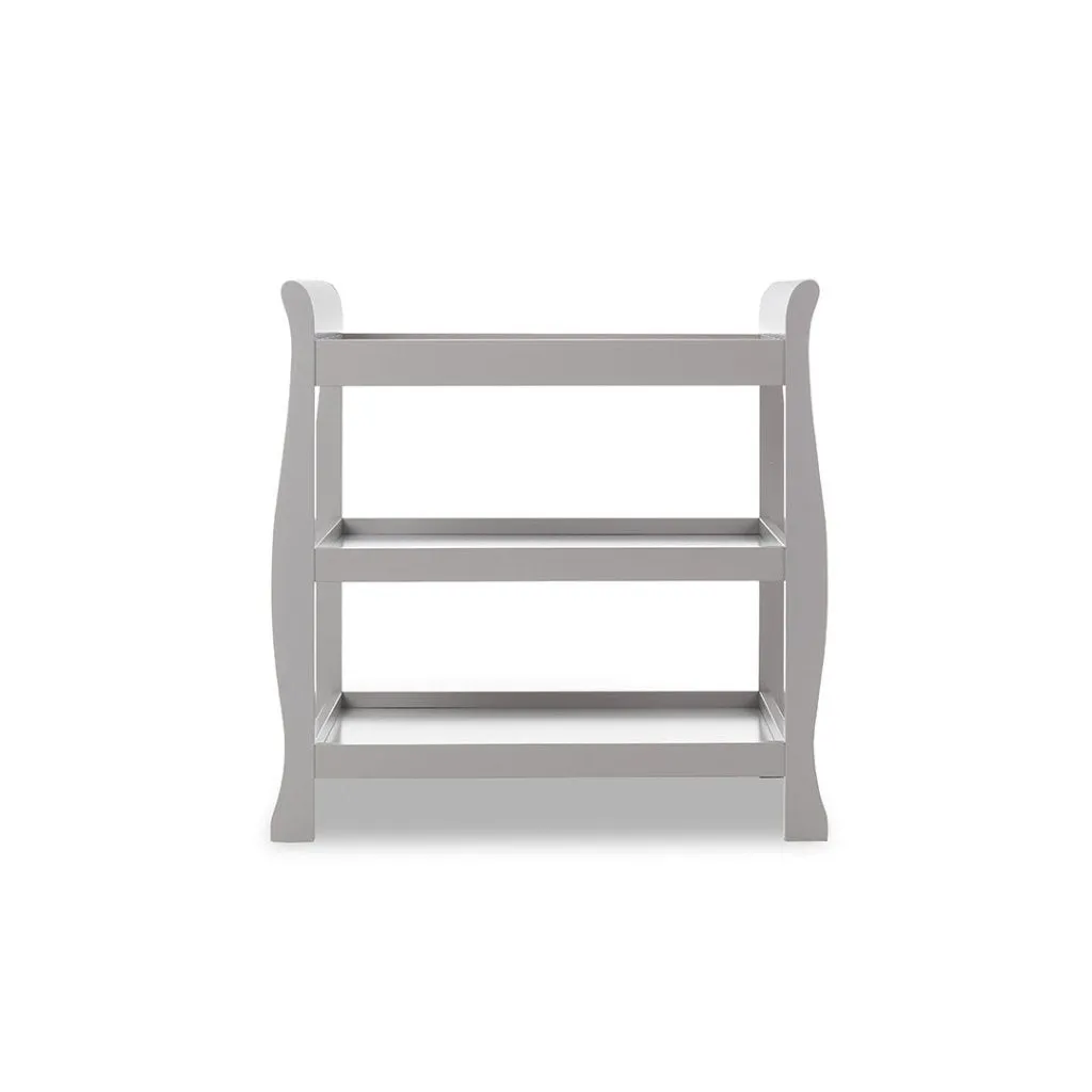 OBABY Stamford Space Saver Sleigh 3 Piece Room Set - Warm Grey