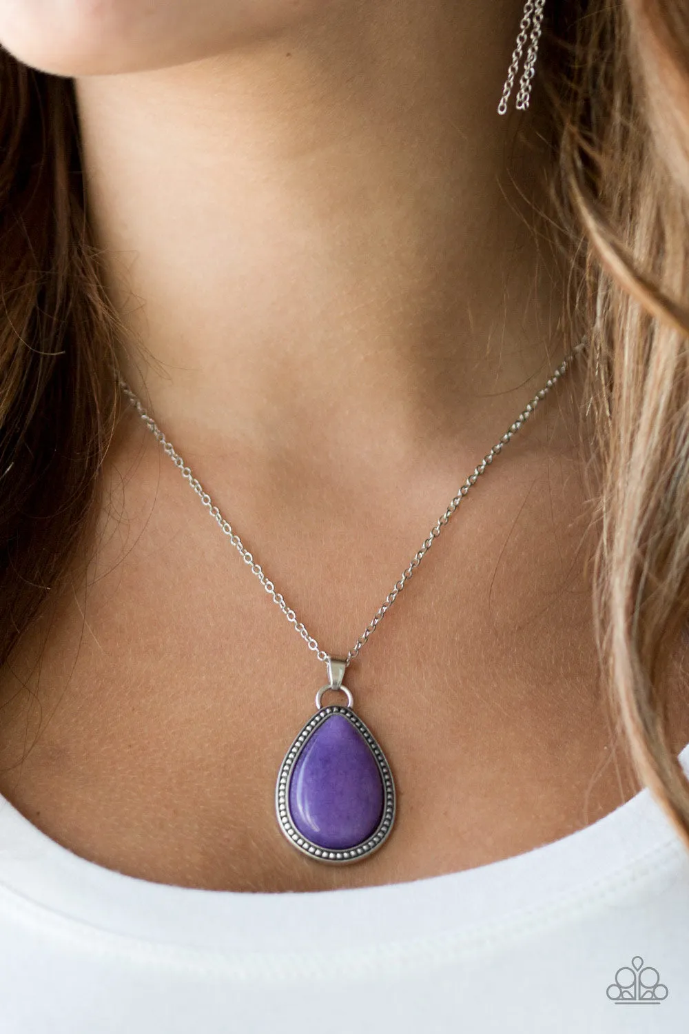 On The Home FRONTIER Purple Necklace