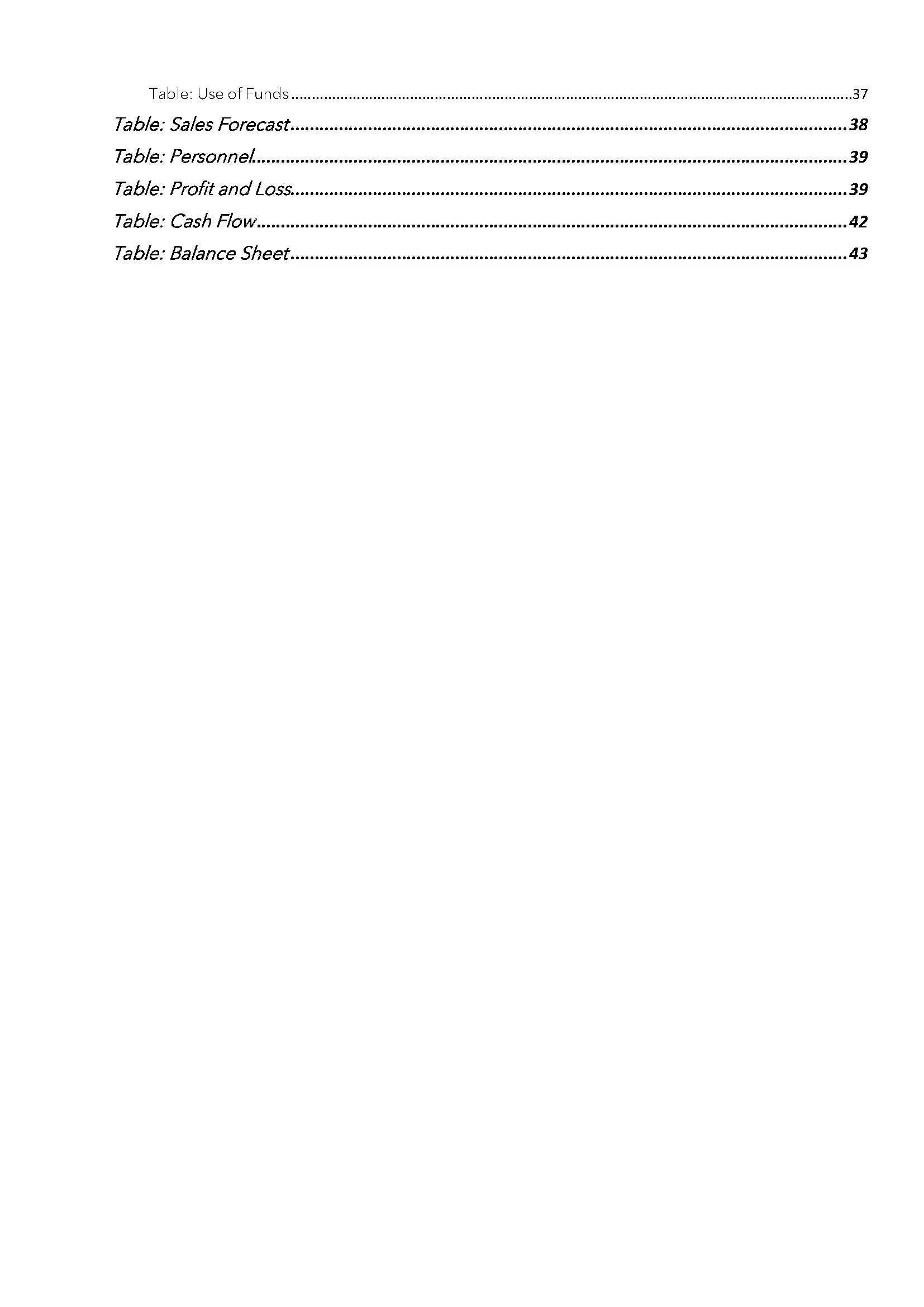 Online Marketplace Business Plan Template