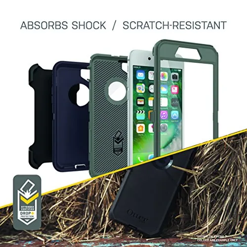OTTERBOX DEFENDER SERIES Case for iPhone SE (2nd Gen - 2020) & iPhone 8/7 (NOT PLUS) - Retail Packaging - BIG SUR (PALE BEIGE/CORSAIR)