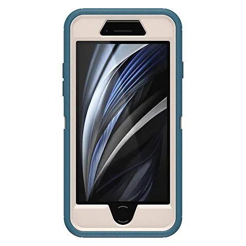 OTTERBOX DEFENDER SERIES Case for iPhone SE (2nd Gen - 2020) & iPhone 8/7 (NOT PLUS) - Retail Packaging - BIG SUR (PALE BEIGE/CORSAIR)