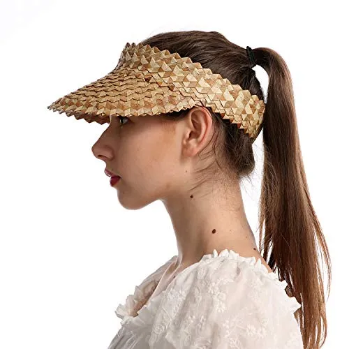 Outrip Straw Sun Visor Hat