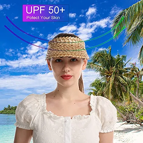 Outrip Straw Sun Visor Hat