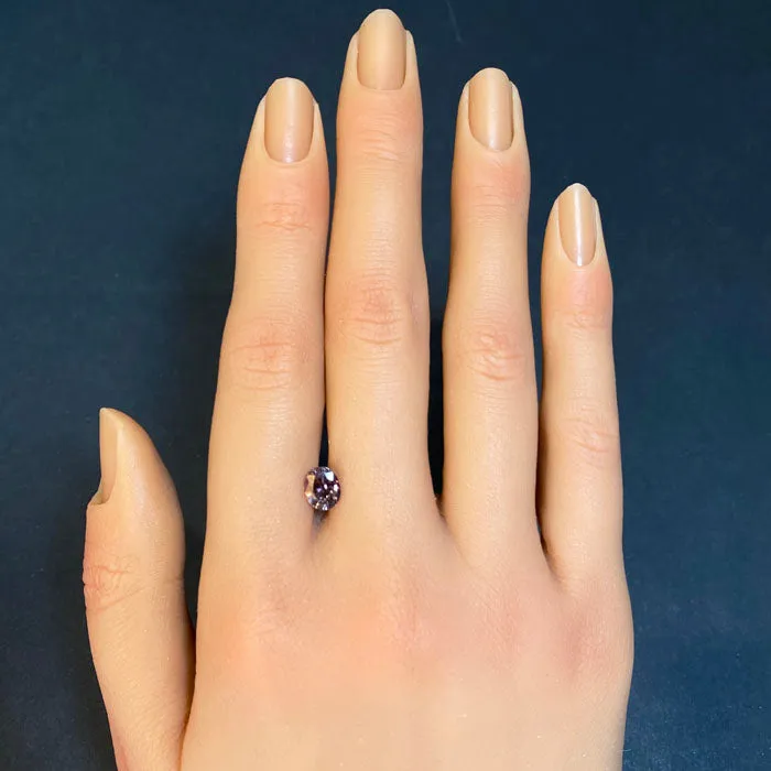Oval Cut Pink Brown Fancy Tanzanite 1.15 Carats