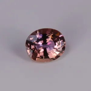 Oval Cut Pink Brown Fancy Tanzanite 1.15 Carats