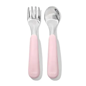 Oxo Tot Fork & Spoon Set (Blossom)