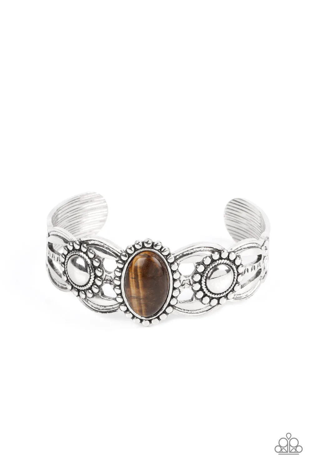 Paparazzi - Solar Solstice - Brown Tigers Eye Bracelet