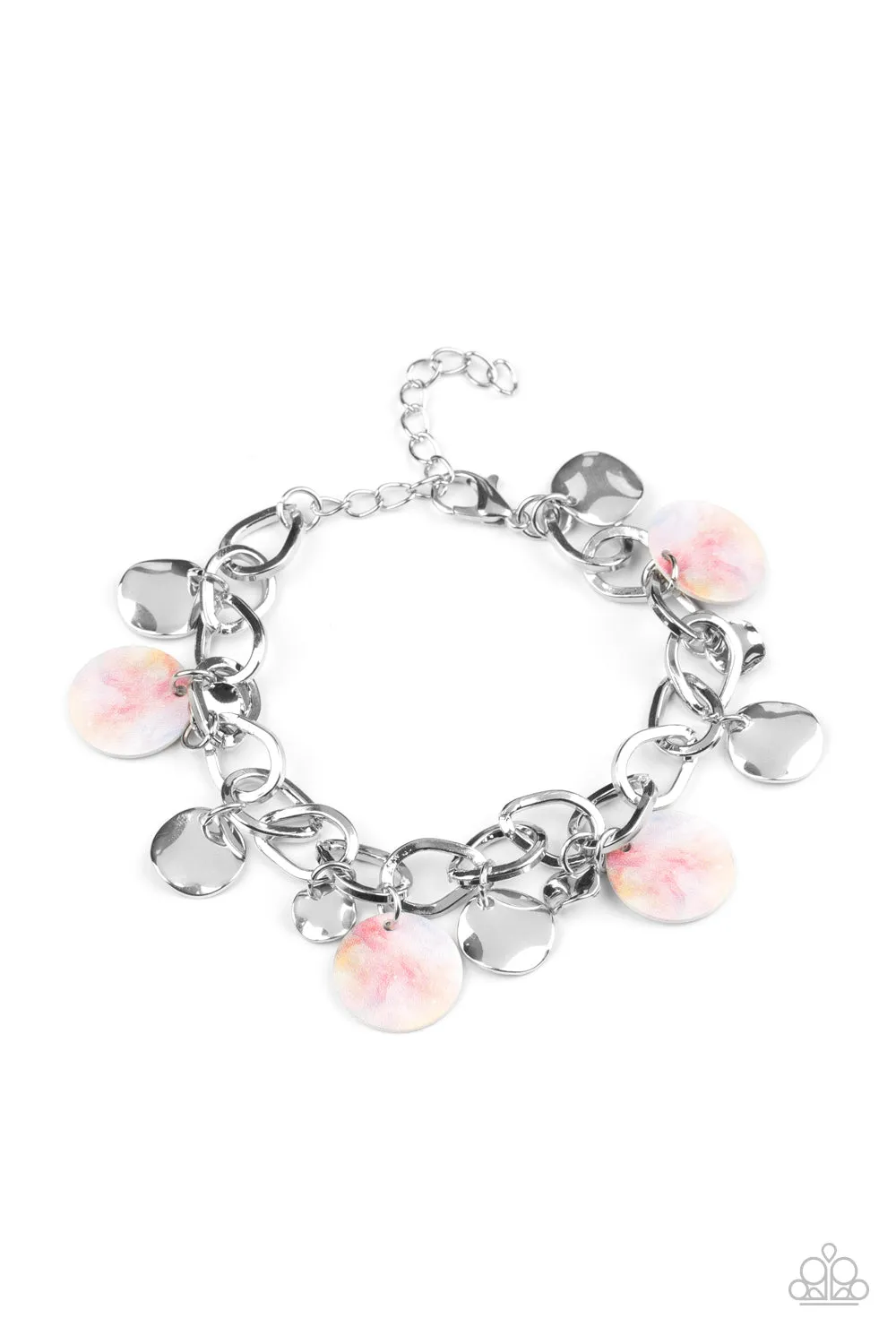Paparazzi Teasingly Tie Dye - Multi Bracelet