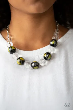 Paparazzi Torrid Tide Necklace Yellow