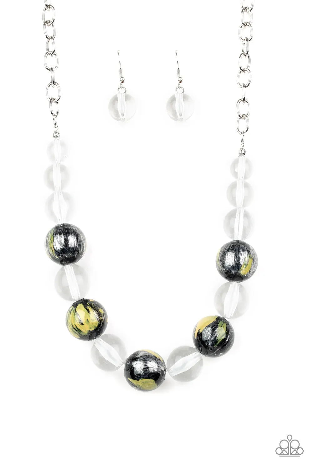 Paparazzi Torrid Tide Necklace Yellow