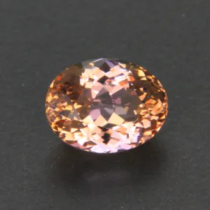Peach Oval Fancy Tanzanite Gemstone 2.20 Carats
