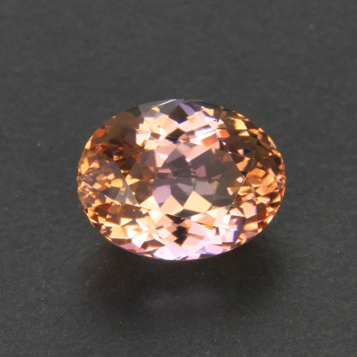 Peach Oval Fancy Tanzanite Gemstone 2.20 Carats