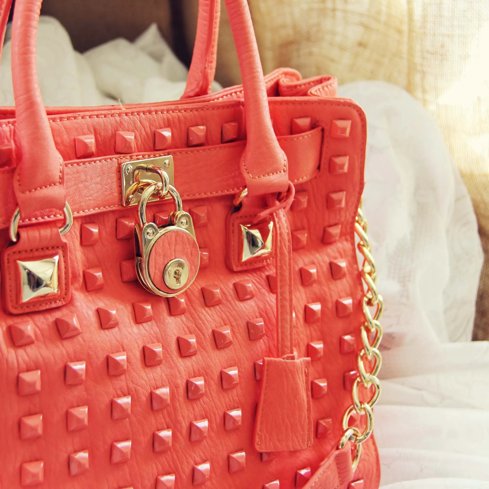 Peaches & Studs Tote