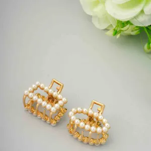 Pearl Studded Hair Clutches