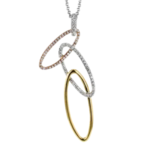 Pendant in 18k Gold with Diamonds