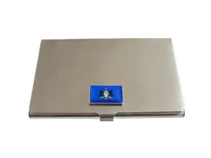 Pennsylvania State Flag Pendant Business Card Holder