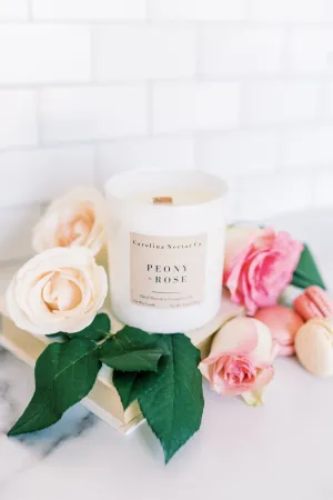 Peony   Rose Soy Candle