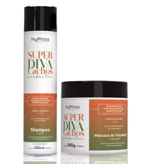 Perfect Curls Super Diva Curly Hair Maintenance Definition Kit 2 Itens - My Phios
