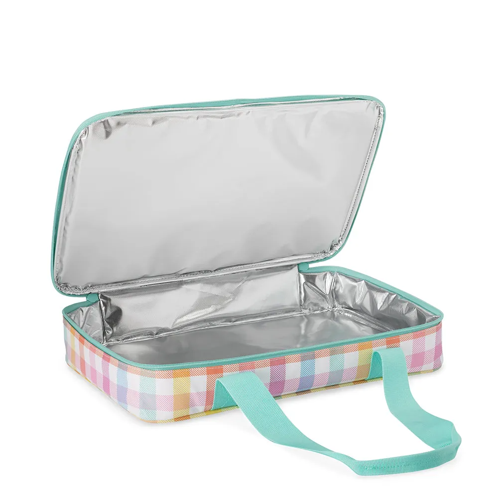 Personalized Casserole Carrier - Swig Dishi - Pretty in Plaid - Monogrammed Dish Tote