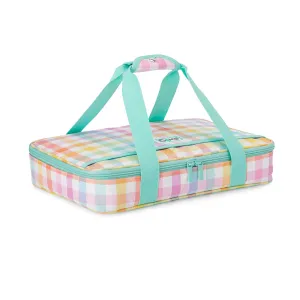 Personalized Casserole Carrier - Swig Dishi - Pretty in Plaid - Monogrammed Dish Tote