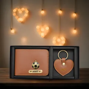 Personalized Men's Valentine Special Combo (2 pcs) - Tan