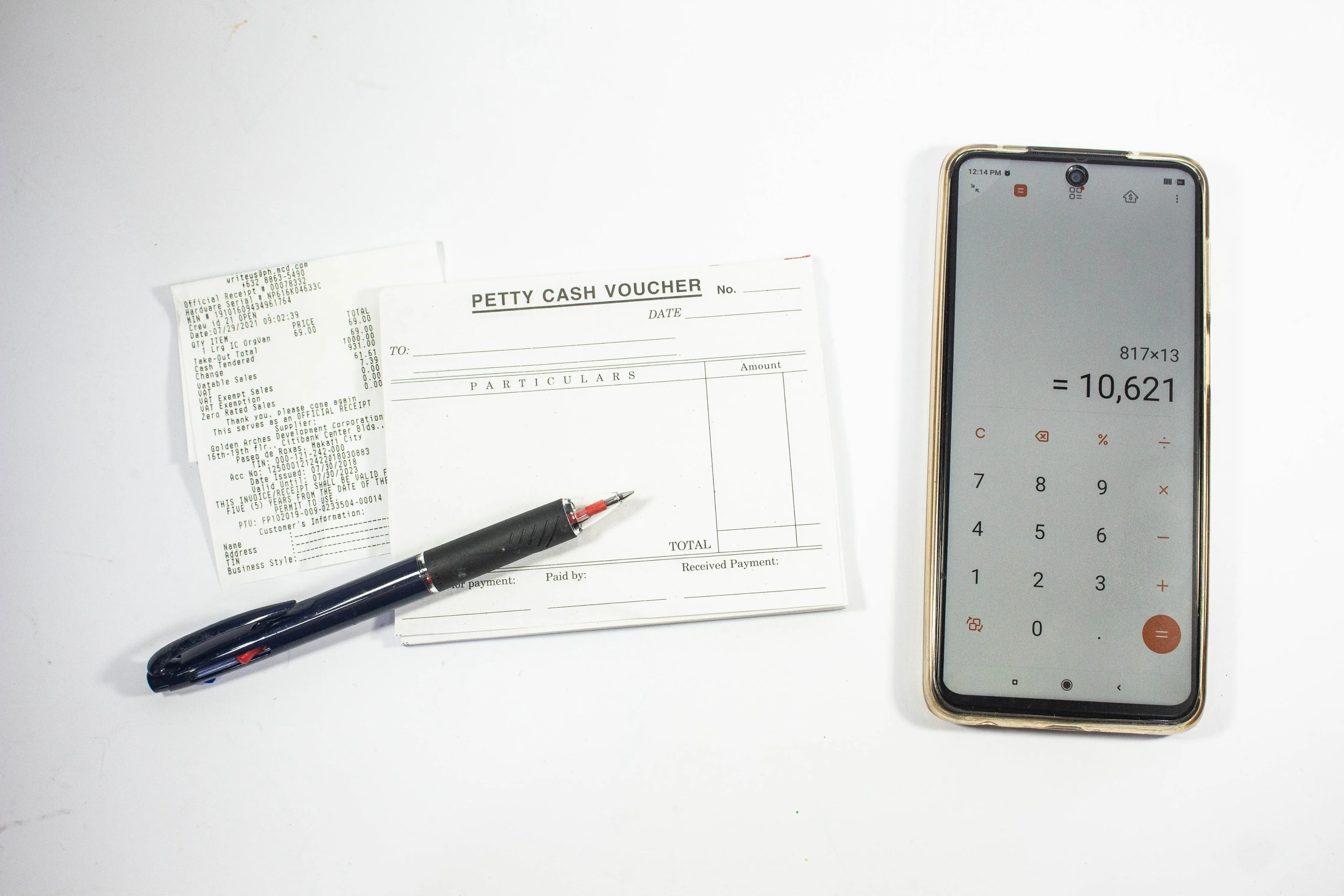 Petty Cash Voucher 5.2x4.2in | 10Pad
