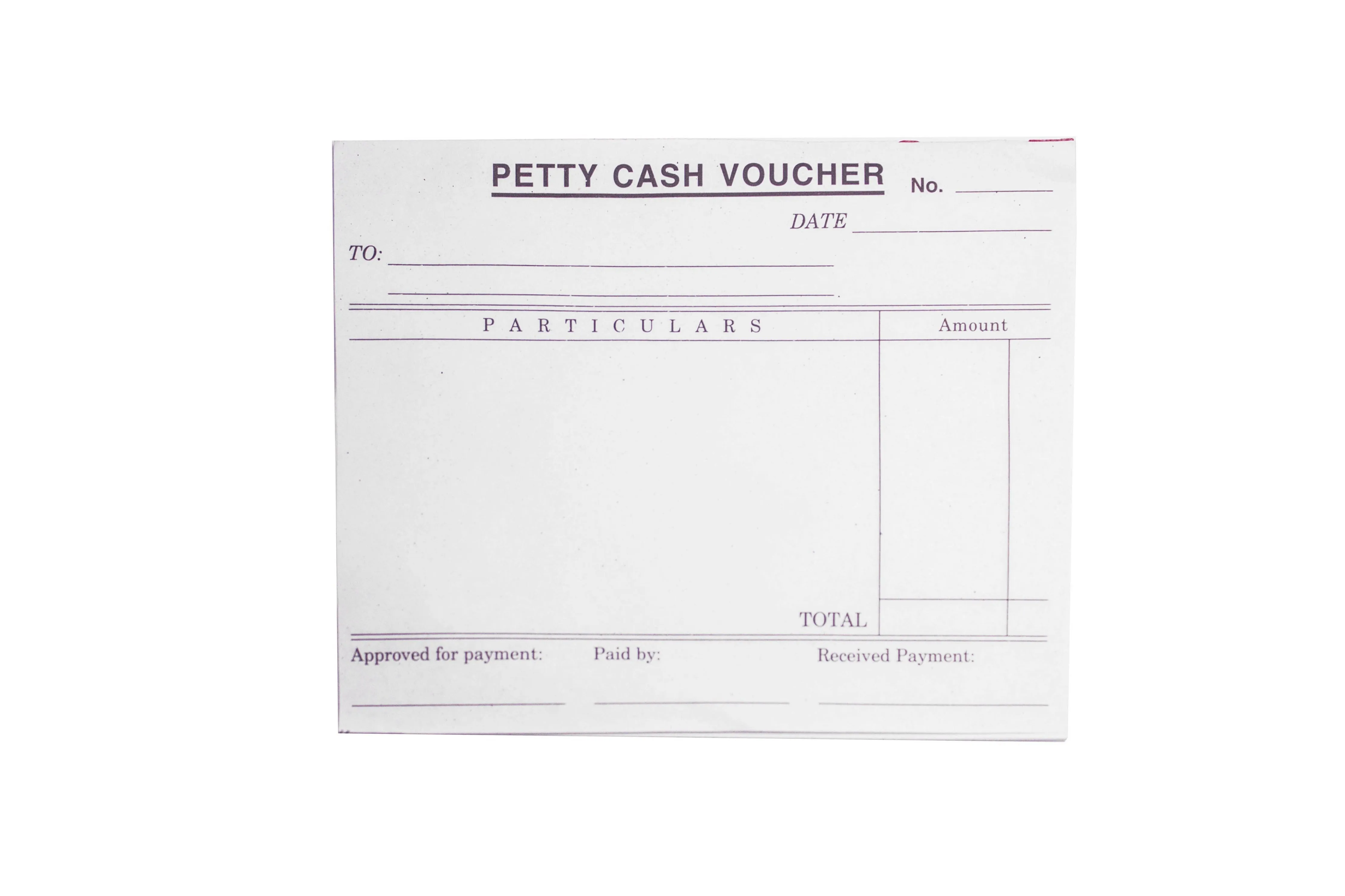Petty Cash Voucher 5.2x4.2in | 10Pad
