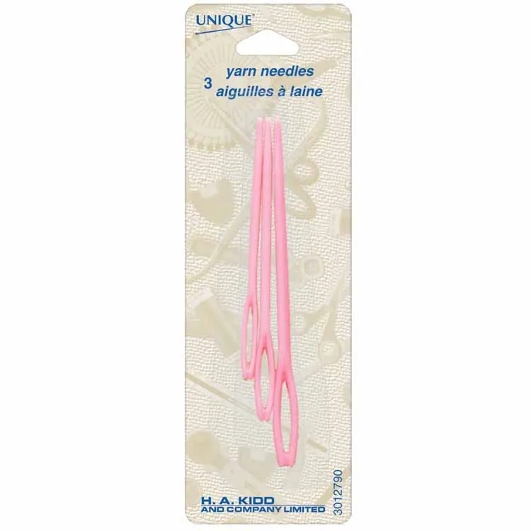 Plastic Needles For Yarn - 3pc