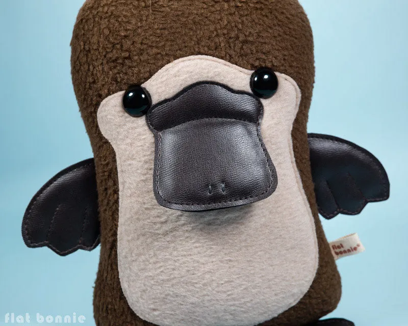 Platypus plush - Duck-Billed Platypus stuffed animal - PlatyBon