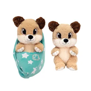 Plush Dog  Swaddle Baby