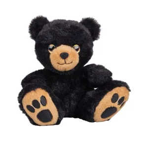 Plush Footsie Black& Brown Bear