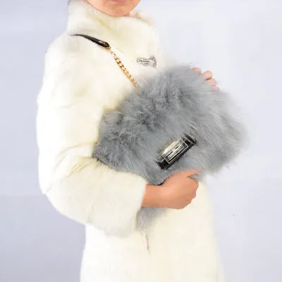 Plush Fur shoulder bag