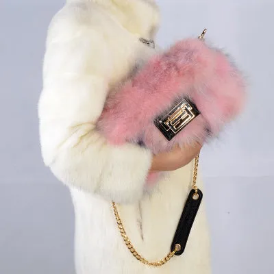 Plush Fur shoulder bag