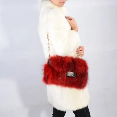 Plush Fur shoulder bag