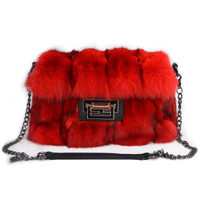 Plush Fur shoulder bag