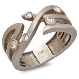 PMI 14W@4.75 5RD1@0.12 FANCY MATTE MEN'S RING
