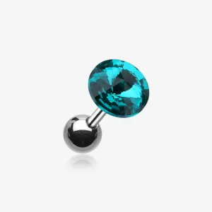 Pointy Faceted Crystal Cartilage Earring