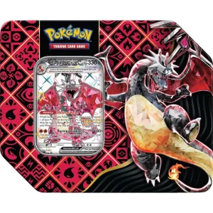 Pokemon: Scarlet & Violet | Paldean Fates 5 Booster Tin - Tera Charizard ex