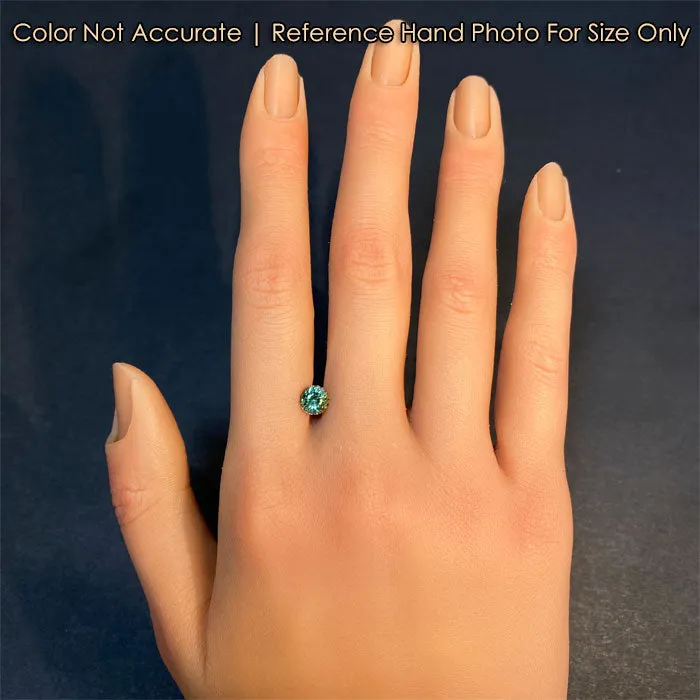 Portuguese Round Brilliant Cut Tanzanite 1.10 Carats