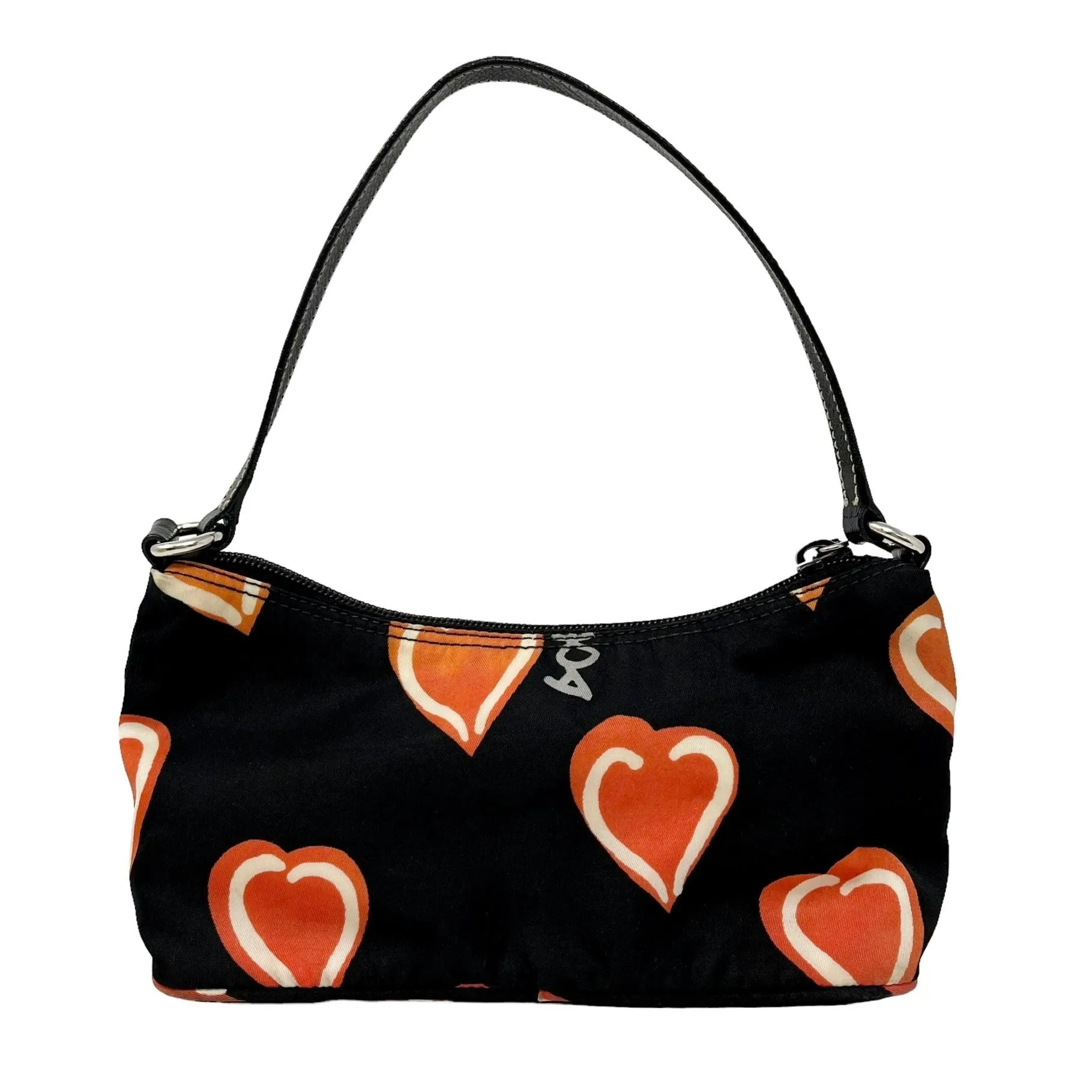 Prada Black Heart Nylon Shoulder Bag