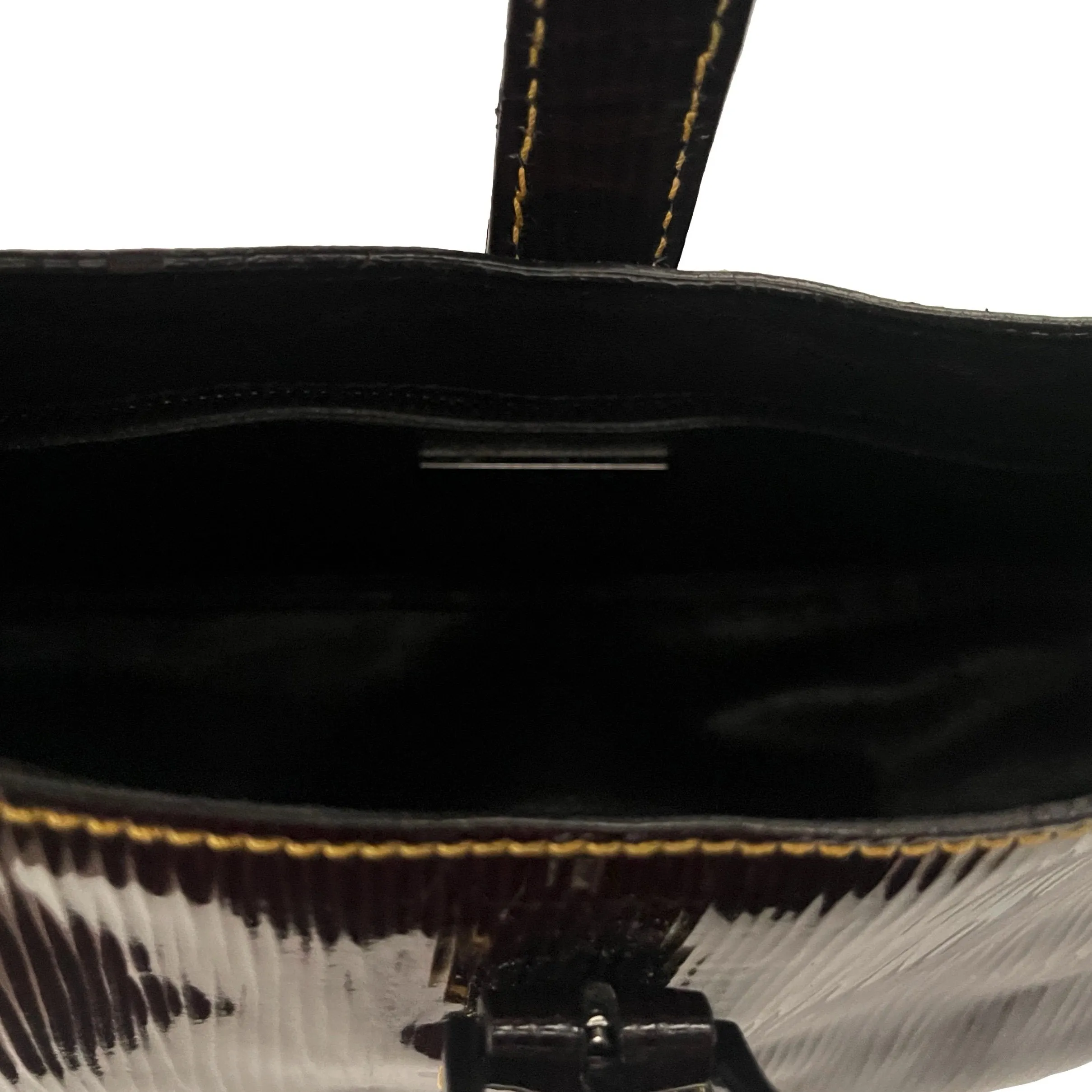 Prada Brown Patent Leather Shoulder Bag