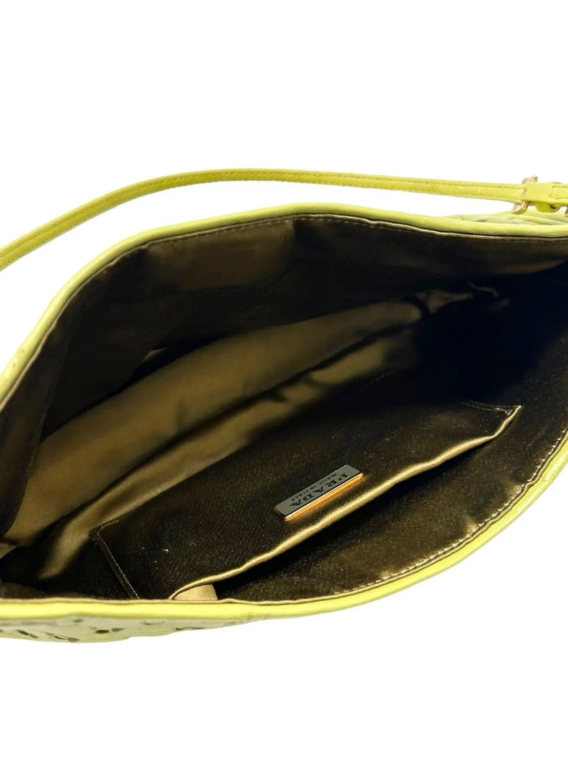 Prada Lime Green Mini Shoulder Bag